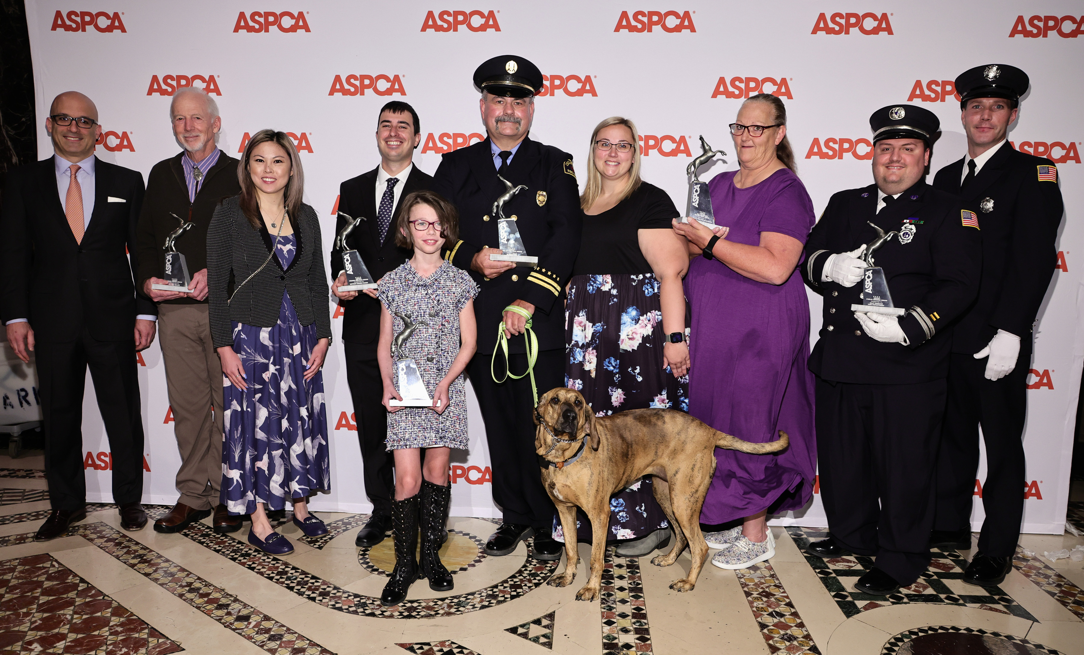 Long Island Fire Departments Receive ASPCA Public Service Award