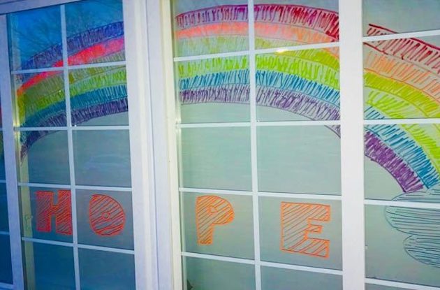 Kids Are Spreading Positivity Amid Coronavirus with Rainbow Scavenger Hunt
